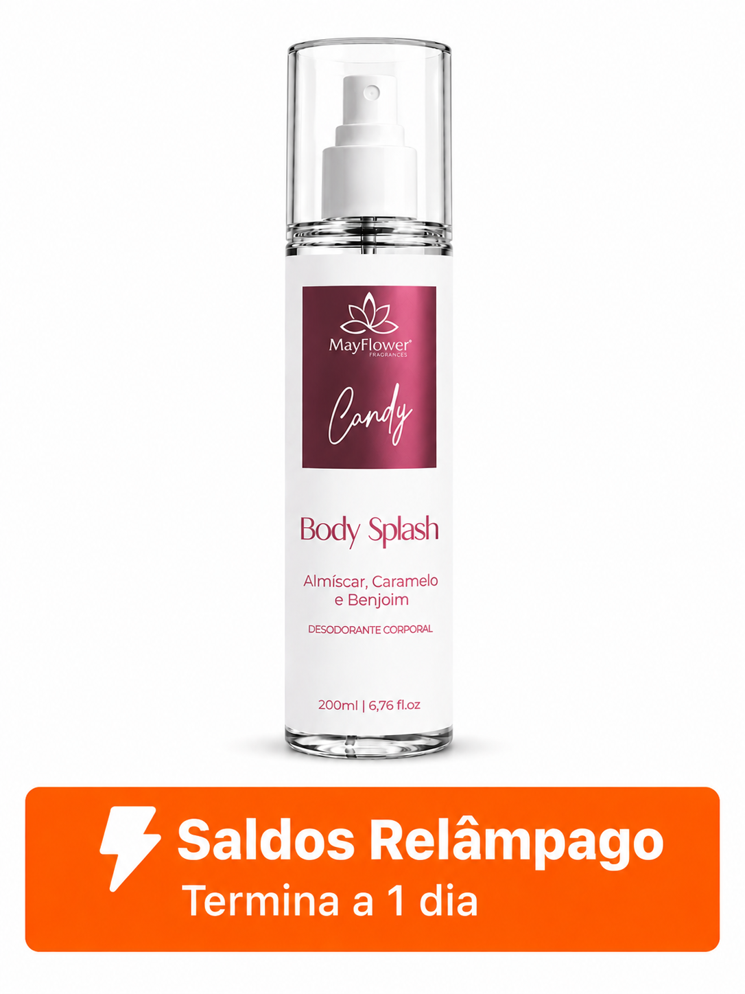 Body Splash Candy MayFlower Feminino 200ml